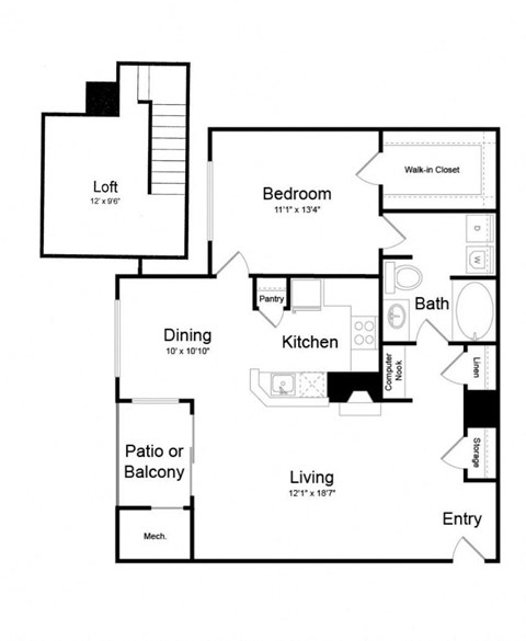 a floor plan of a house